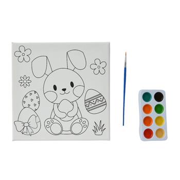 Sada na malování zajíc s vejci kanvas 20cm