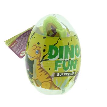 Vejce dinosaurus s lízátkem, bonbony a hračkou 15g
