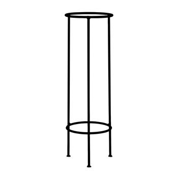 Stojan na květiny VOLTA kulatý kovový černý 50/60/70/100cm