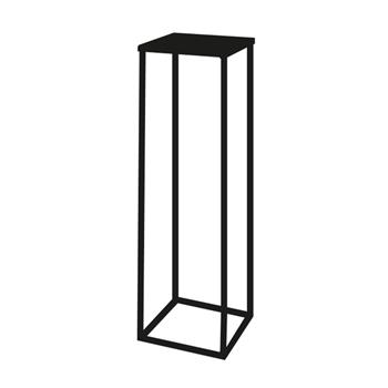 Stolek na květiny RIA hranatý kovový černý 80/120cm
