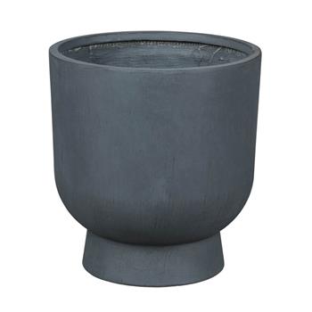Květináč na noze ABERDEEN 01G fiberclay šedý 36cm