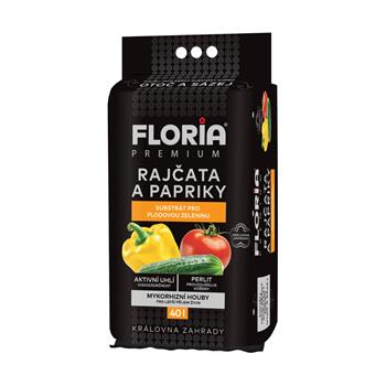 FLORIA Substrát pro rajčata a papriky s mykorhizou 40l