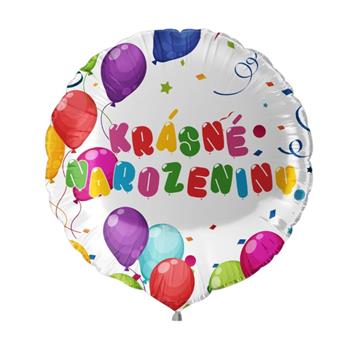 Balónek Krásné narozeniny 45cm