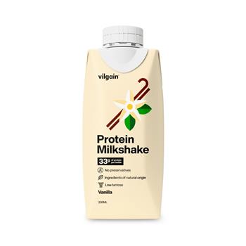 Nápoj Vilgain Protein Milkshake vanilka 330ml