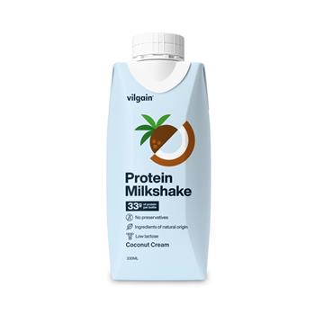 Nápoj Vilgain Protein Milkshake kokosový krém 330ml