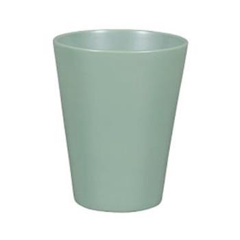 Obal keramický na orchidej CALYPSO 13JP práškovaný zelený 13cm