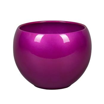 Obal na květináč LUNA 17 SP keramický práškovaný růžový 16,8cm