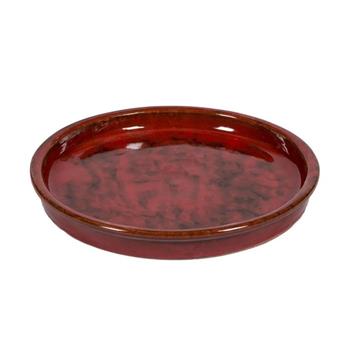 Podmiska SHANGHAI 1R keramická glazovaná červená 25cm