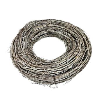Věnec proutěný šedý 50cm