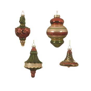Ozdoba skleněný ornament mix 7,5 cm