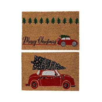 Rohožka MERRY CHRISTMAS/auto z kokosového vlákna 40x60cm