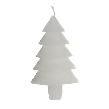 Svíčka strom bílý 12cm