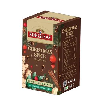 Čaj KINGSLEAF Black Masala Christmas Spice 20x2g