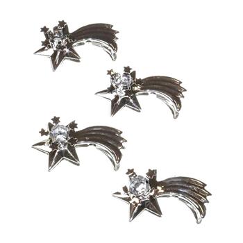 Svícen/držák na svíčku kometa na klipu 4ks