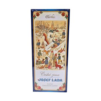 Mléčné čokoládové jazýčky LADOVA ČESKÁ ZIMA 50g