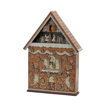 Adventní kalendář s LED osvětlením a hudbou 62cm