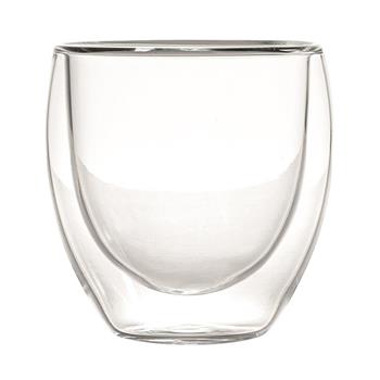 Sada šálků/skleniček z borosilikátového skla 80ml/6ks