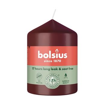 Svíčka válcová BOLSIUS bordó 8cm