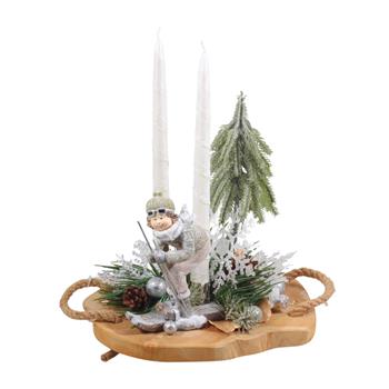 Ledový svícen velký 26cm